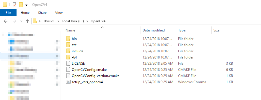 The final library directory