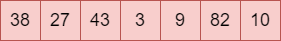 Unsorted example